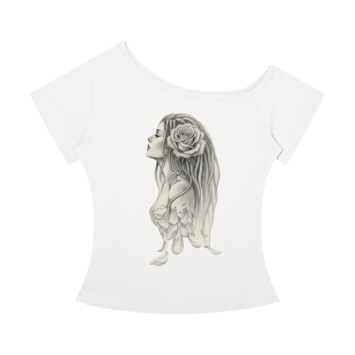 Women’s Off-the-Shoulder T-Shirt