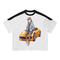 Unisex Color Block Oversized T-Shirt