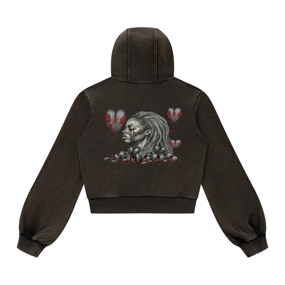 Women’s Vintage Wash Full Zip Hoodie