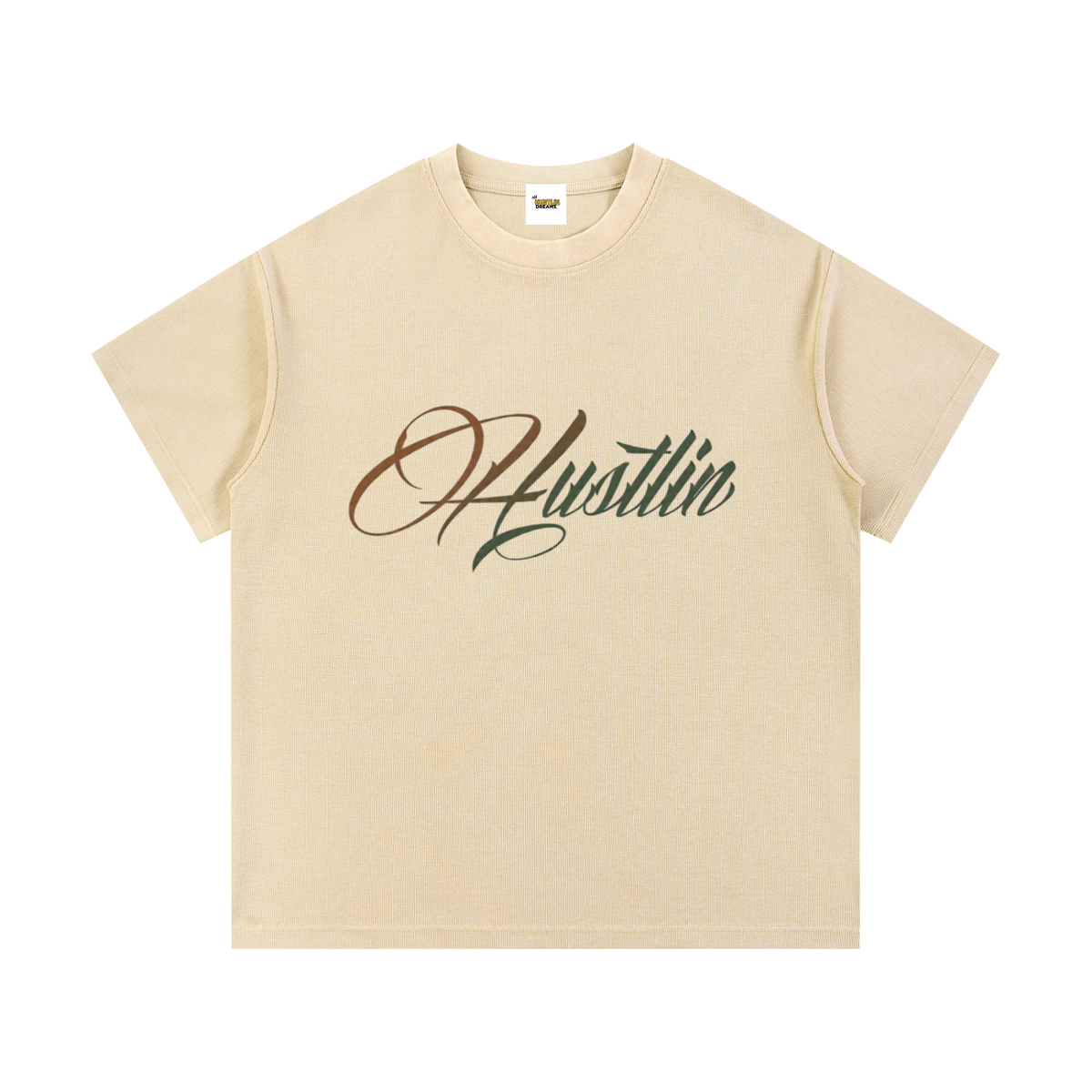 Mineral Wash Waffle Knit T-Shirt