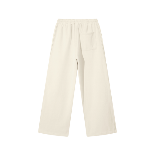 Contrast Tape Straight-Leg Sweatpants