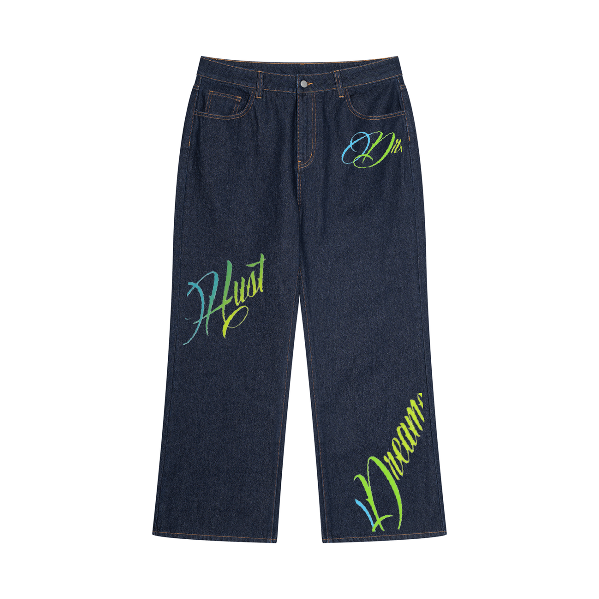 Men's Vintage Wash Denim Jeans