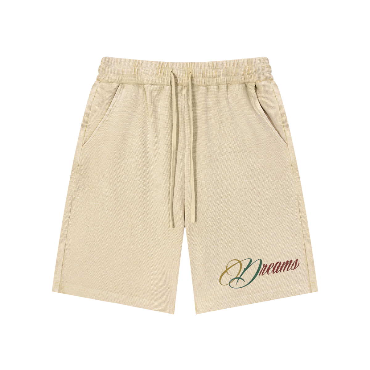 Mineral Wash Waffle Knit Shorts