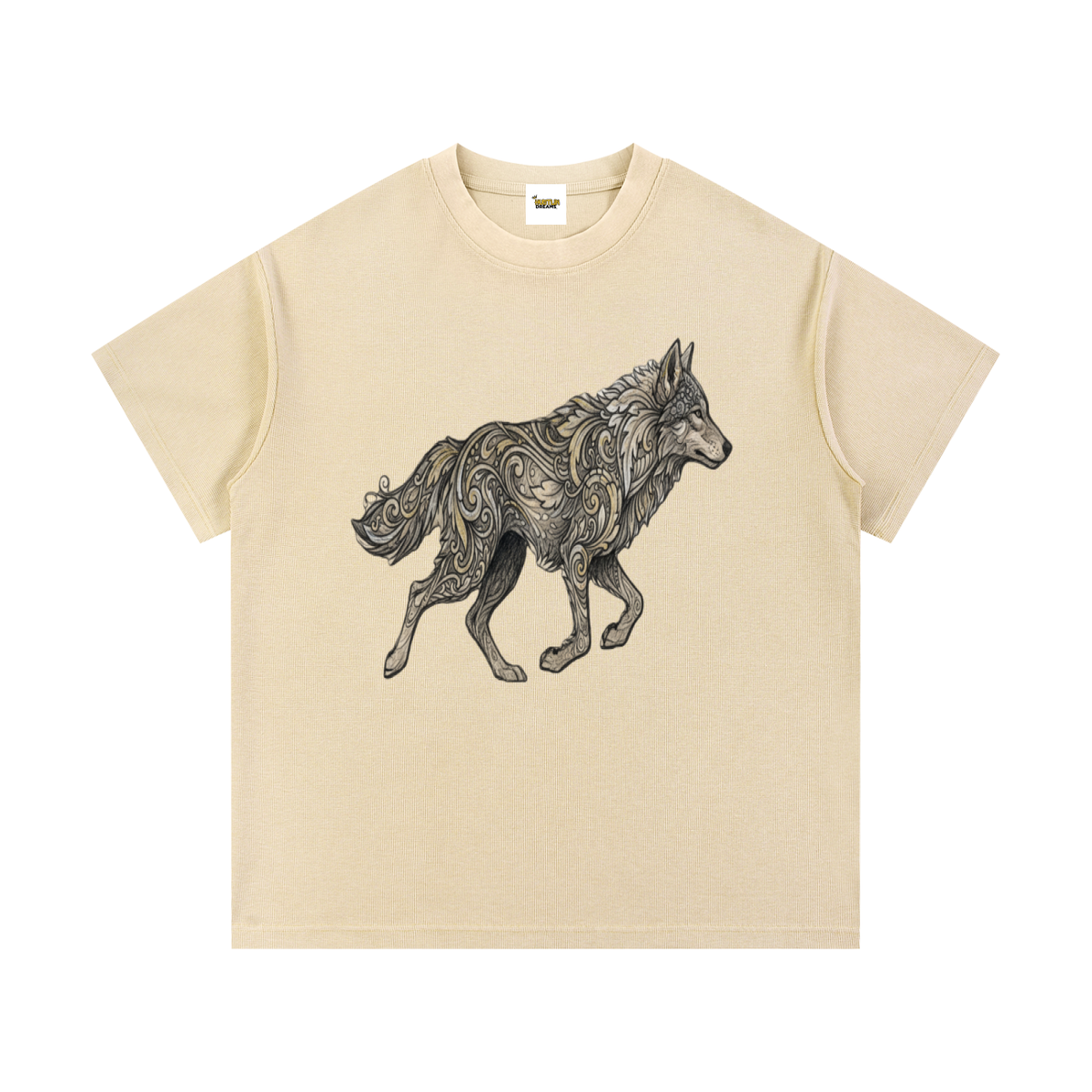 Mineral Wash Waffle Knit T-Shirt