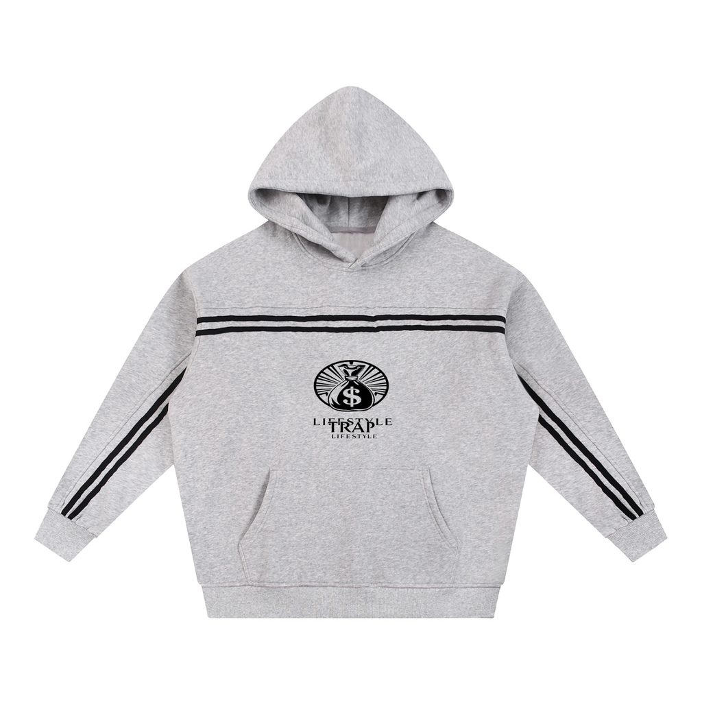 Sun Fade Contrast Tape Fleece Hoodie