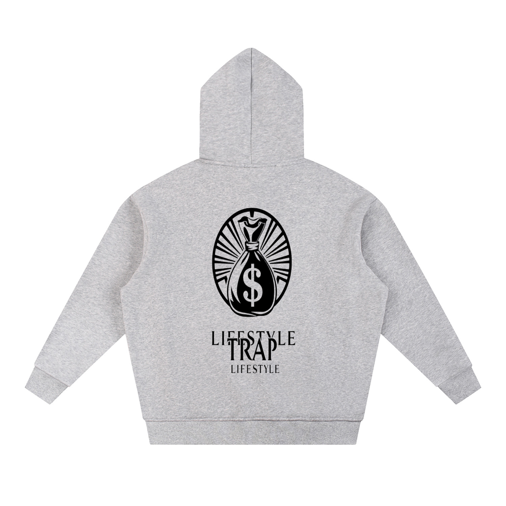 Sun Fade Contrast Tape Fleece Hoodie