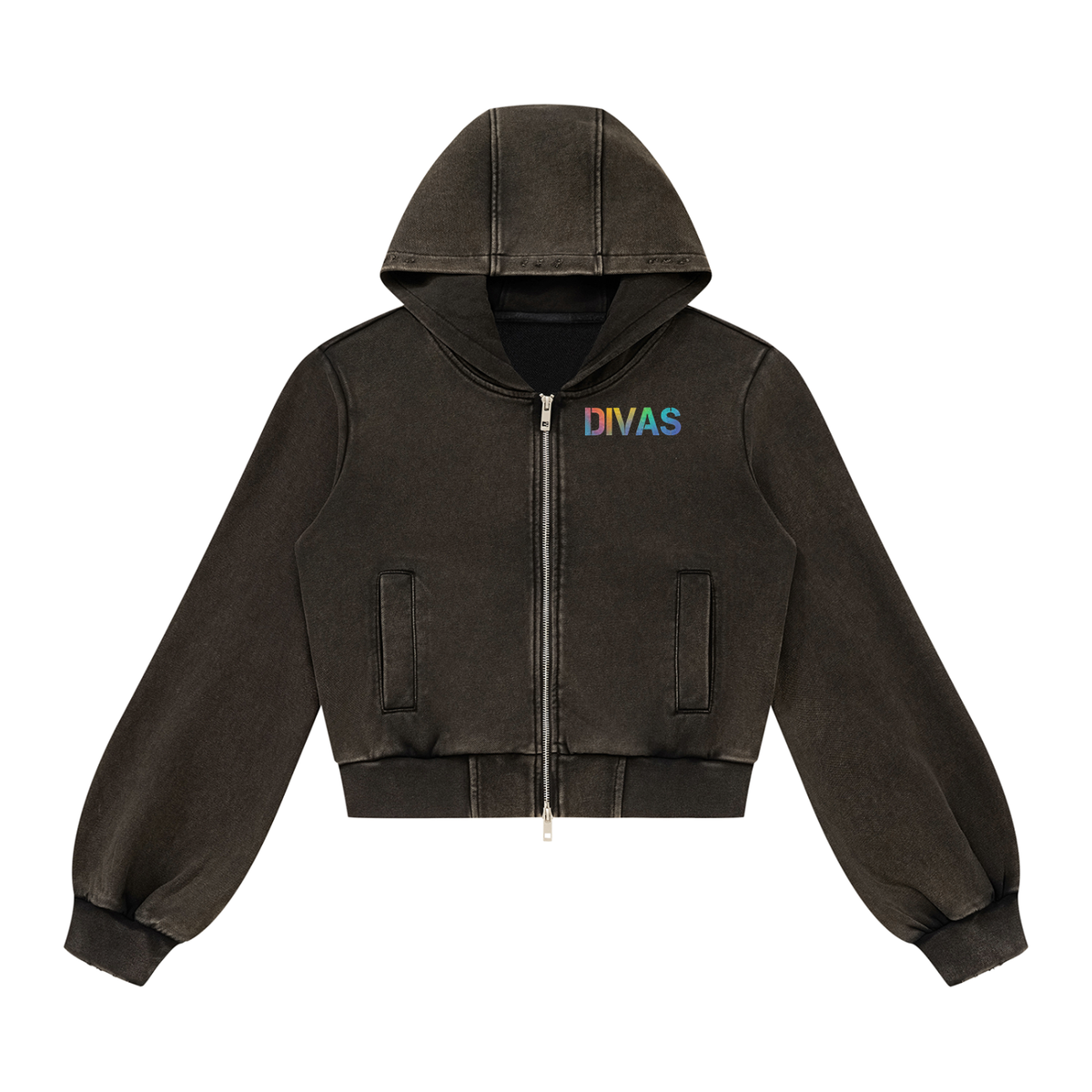 Women’s Vintage Wash Full Zip Hoodie