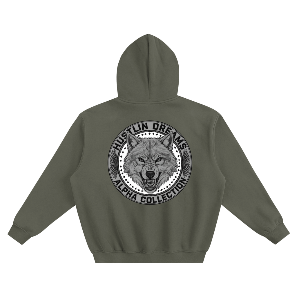 Hustlin Dreams Fleeced Boxy Hoodie