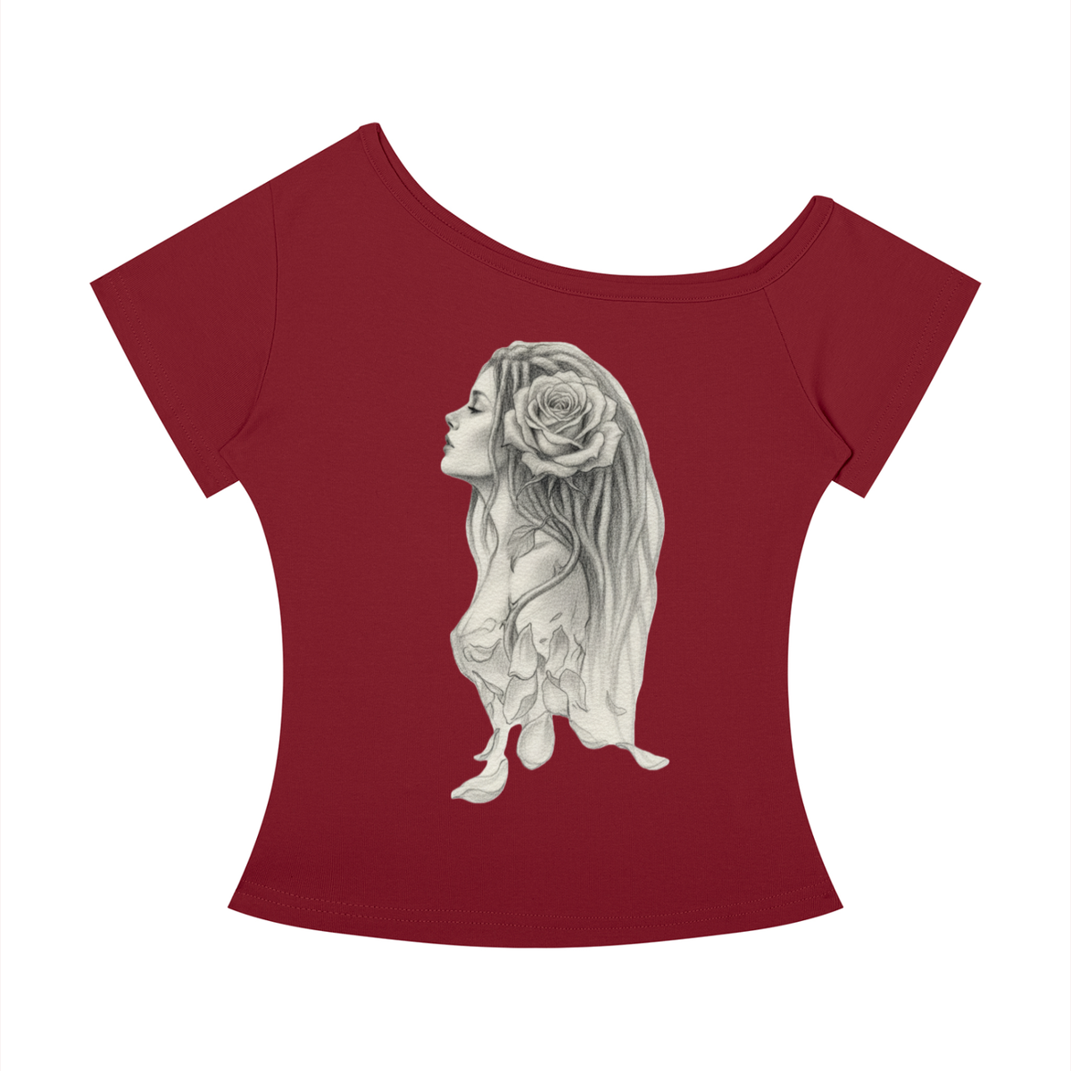 Women’s Off-the-Shoulder T-Shirt