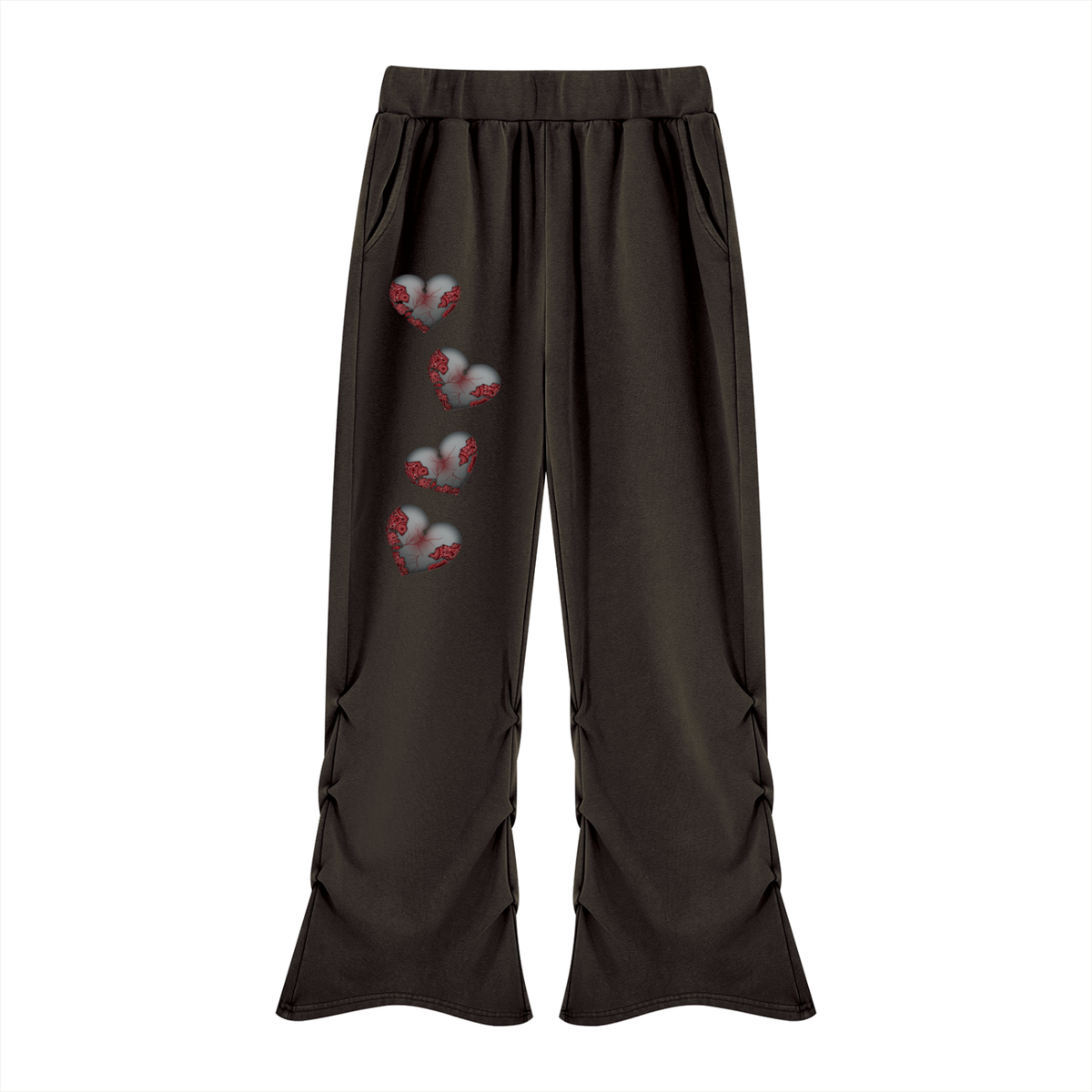Women’s Vintage Wash Ruched Sweatpants