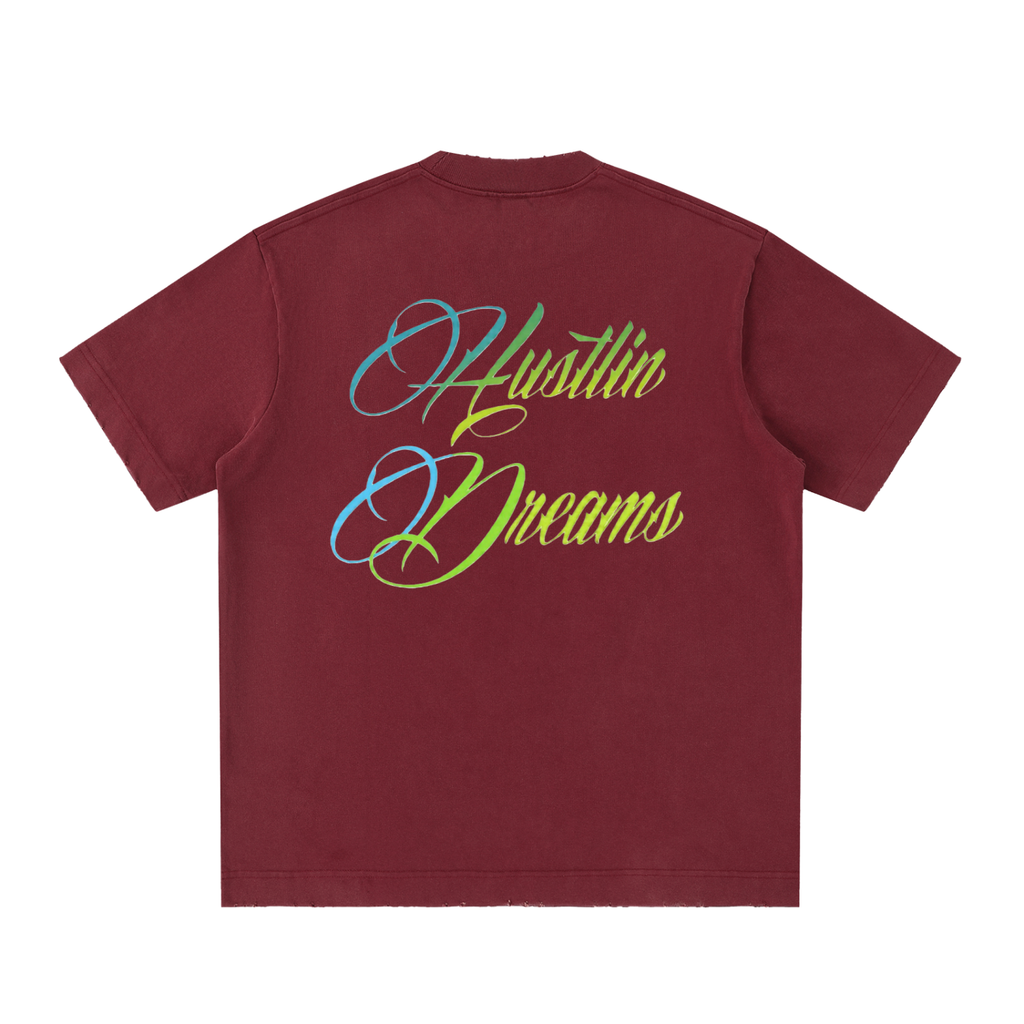 Heavyweight Vintage Washed Frayed T-Shirt