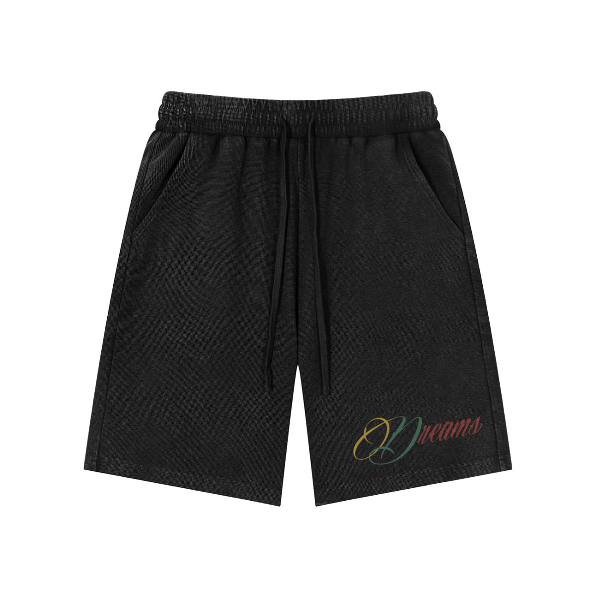 Mineral Wash Waffle Knit Shorts