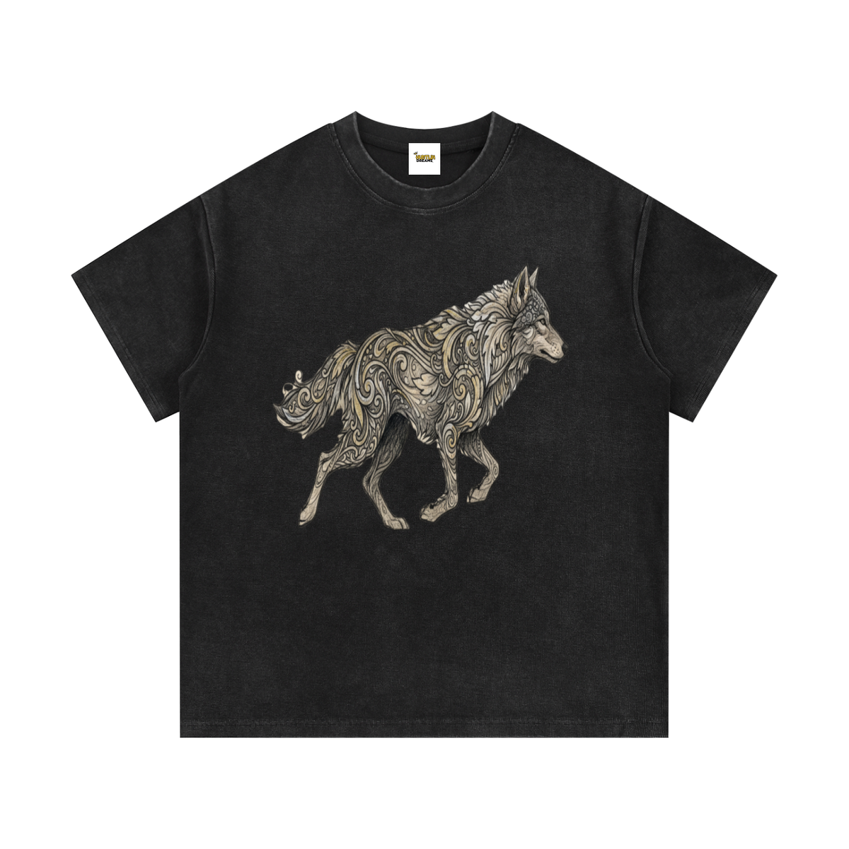 Mineral Wash Waffle Knit T-Shirt