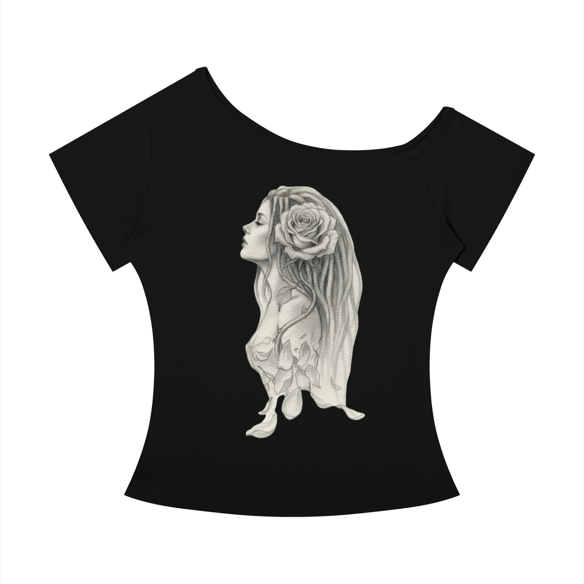 Women’s Off-the-Shoulder T-Shirt