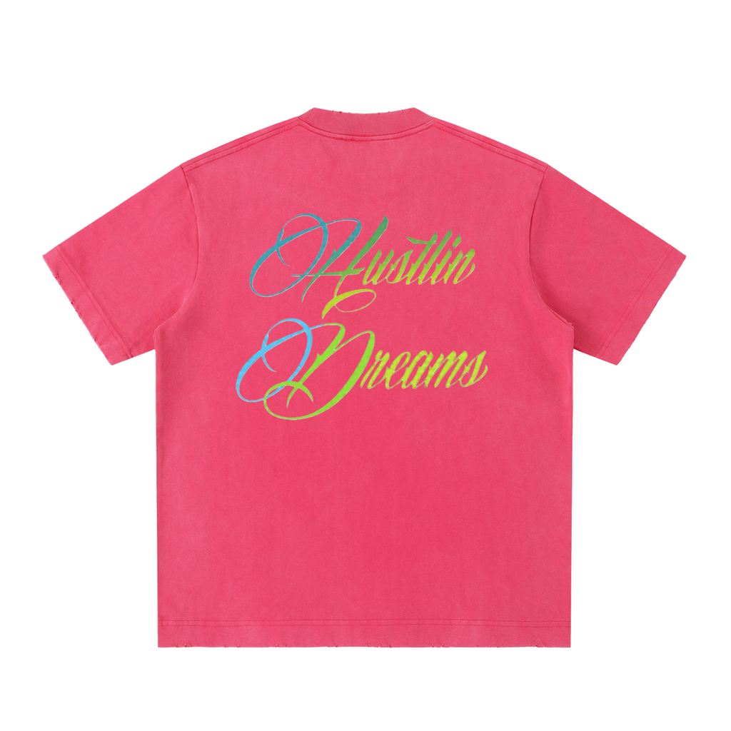 Heavyweight Vintage Washed Frayed T-Shirt