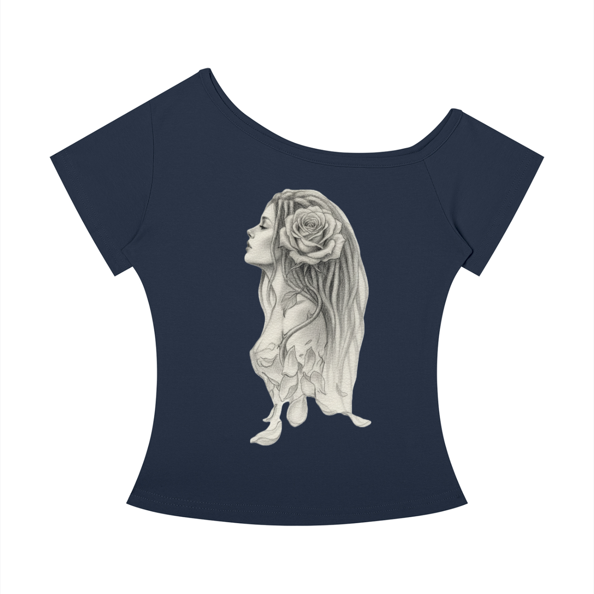 Women’s Off-the-Shoulder T-Shirt