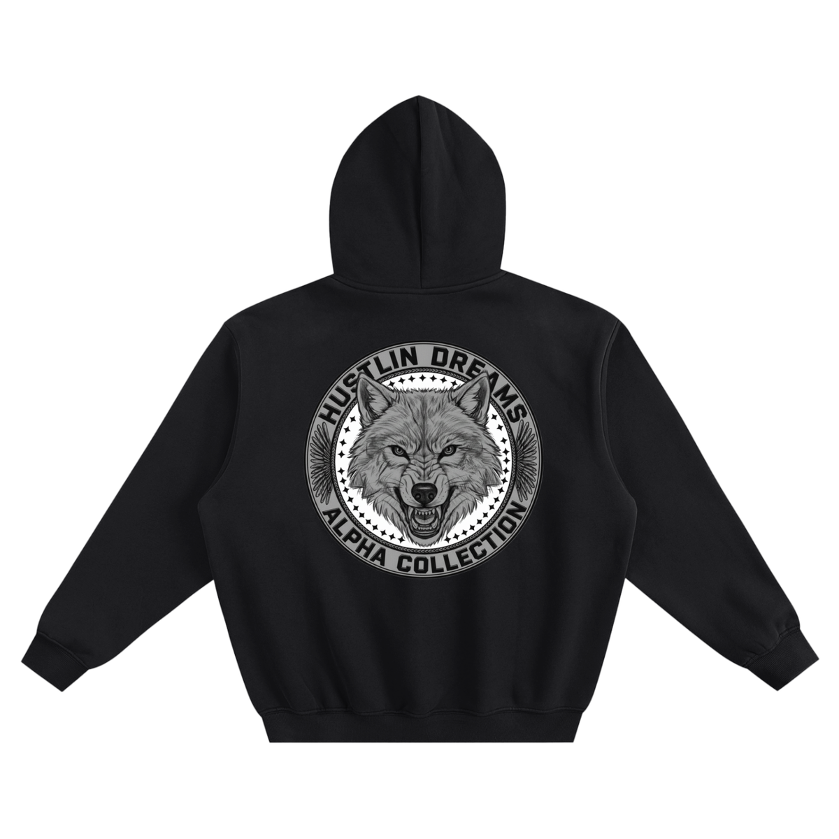 Hustlin Dreams Fleeced Boxy Hoodie